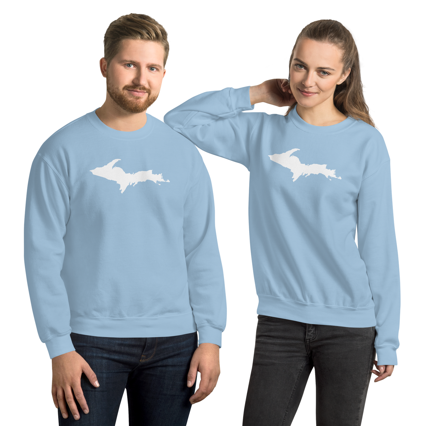 Michigan Upper Peninsula Sweatshirt (w/ UP Outline) | Unisex Standard