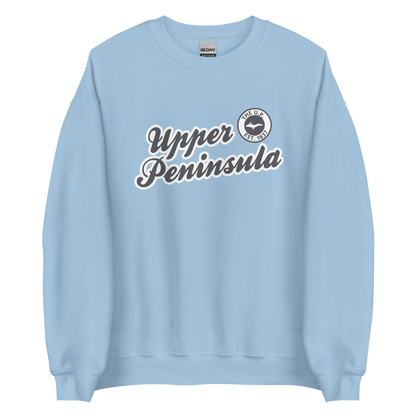 'Upper Peninsula EST. 1837' Sweatshirt (Iron Ore Grey Script Font) | Unisex Standard