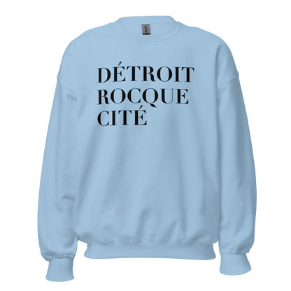 'Détroit Rocque Cité' Sweatshirt | Unisex Standard