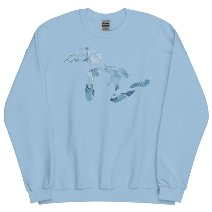 Great Lakes Sweatshirt | Unisex Standard - Lake Ice Edition