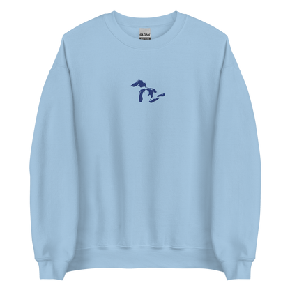 Great Lakes Sweatshirt | Unisex Standard - Bourbon Blue Emb.