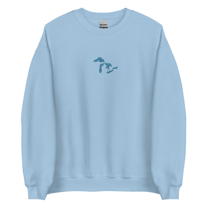 Great Lakes Sweatshirt | Unisex Standard - Traverse Blue Emb.