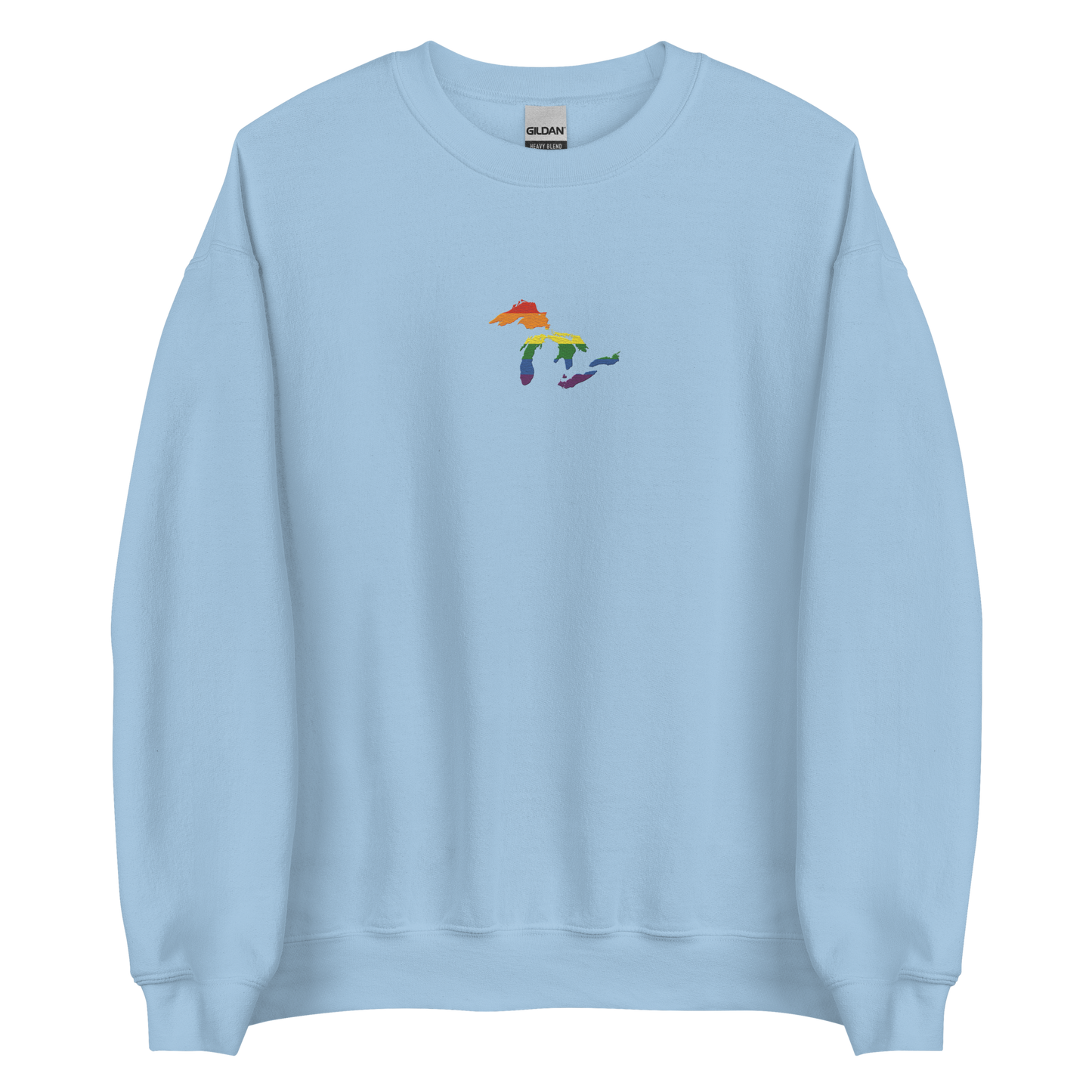 Great Lakes Sweatshirt | Unisex Standard - Rainbow Pride Emb.