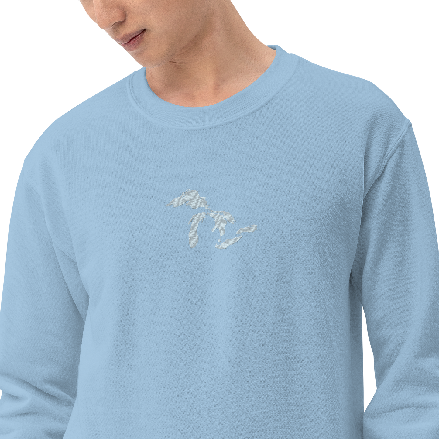 Great Lakes Sweatshirt | Unisex Standard - Ice Blue Emb.