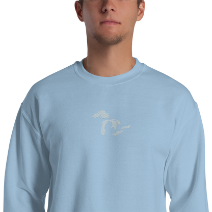 Great Lakes Sweatshirt | Unisex Standard - Ice Blue Emb.