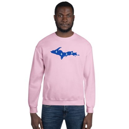 Michigan Upper Peninsula Sweatshirt (w/ UP Quebec Flag Outline) | Unisex Standard