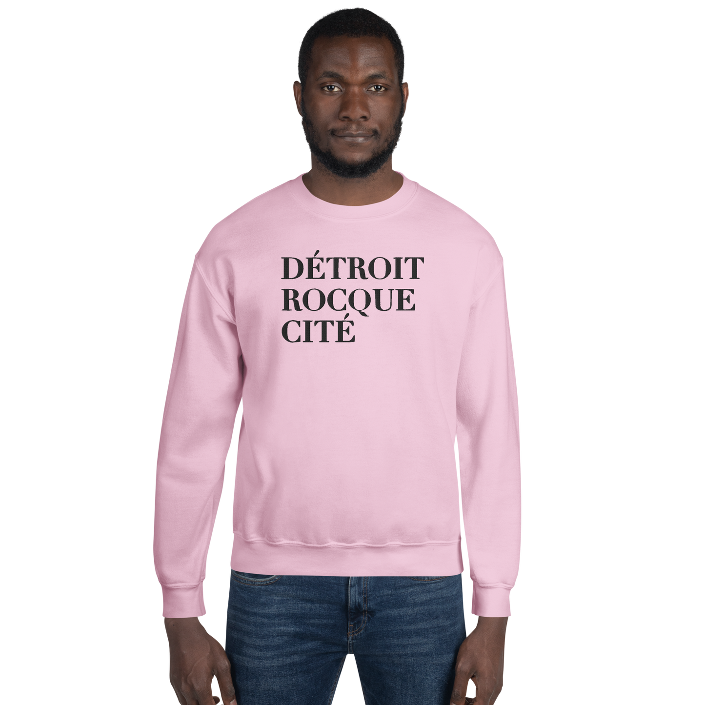 'Détroit Rocque Cité' Sweatshirt | Unisex Standard - Emb.