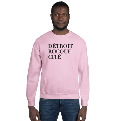 'Détroit Rocque Cité' Sweatshirt | Unisex Standard - Emb.