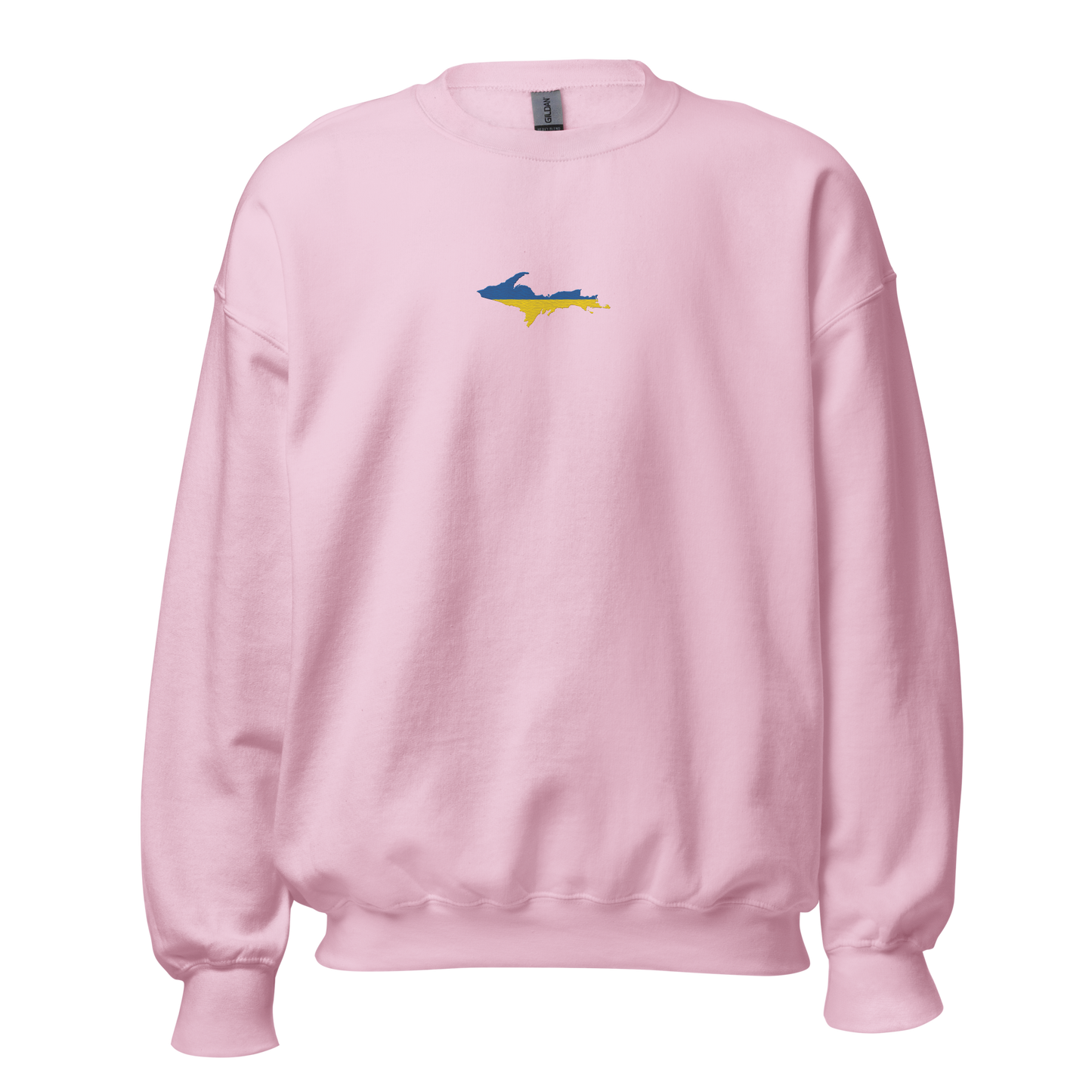 Michigan Upper Peninsula Sweatshirt (w/ Embroidered UP Ukraine Outline) | Unisex Standard