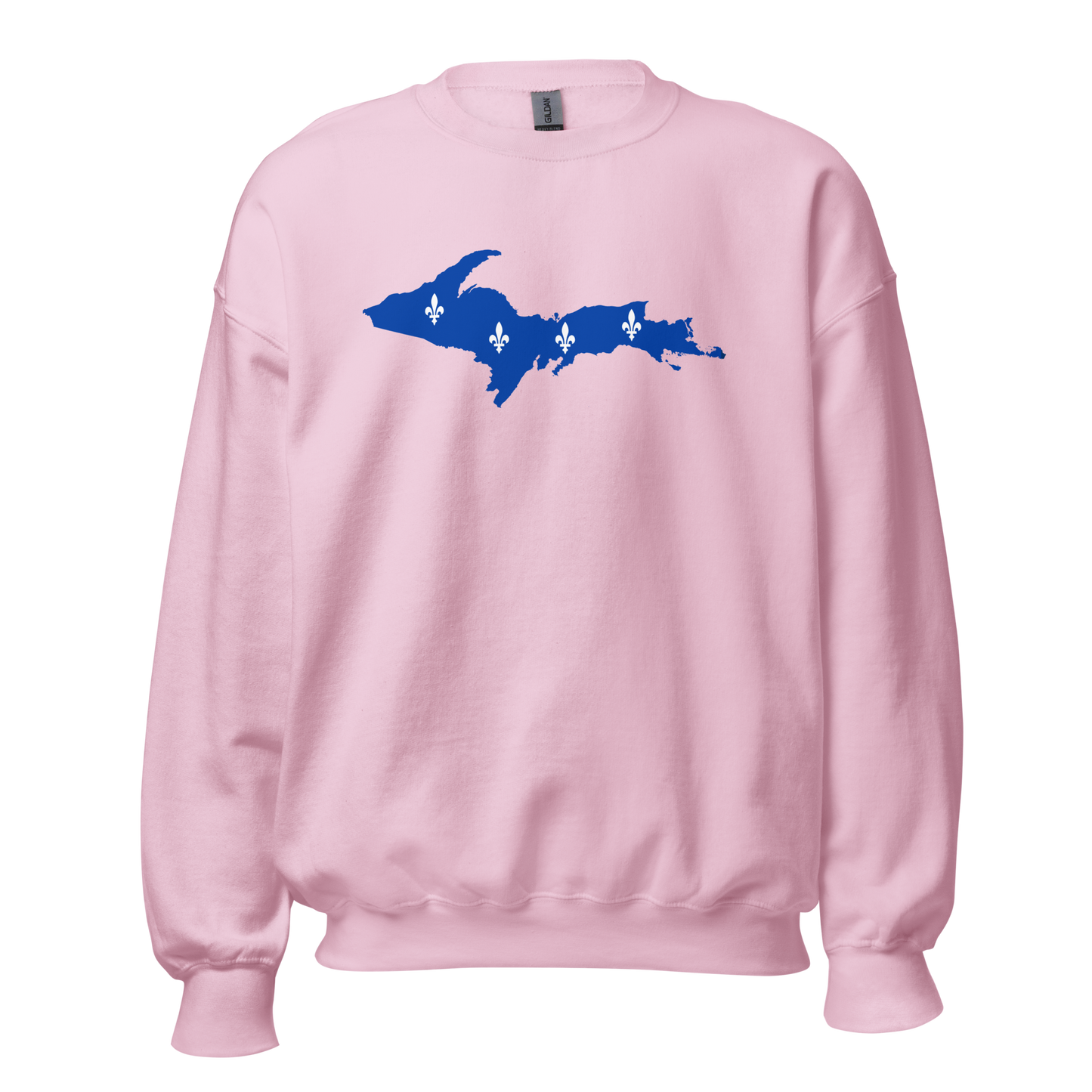 Michigan Upper Peninsula Sweatshirt (w/ UP Quebec Flag Outline) | Unisex Standard