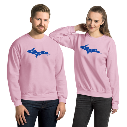 Michigan Upper Peninsula Sweatshirt (w/ UP Quebec Flag Outline) | Unisex Standard