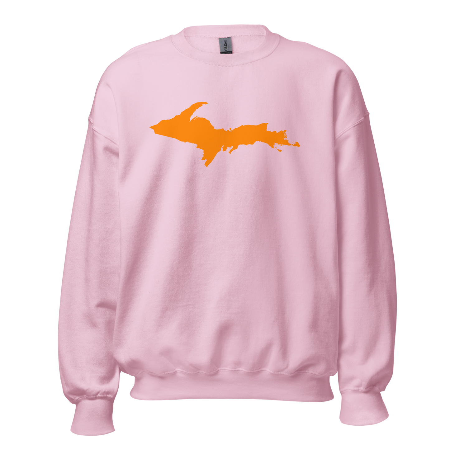 Michigan Upper Peninsula Sweatshirt (w/ Orange UP Outline) | Unisex Standard