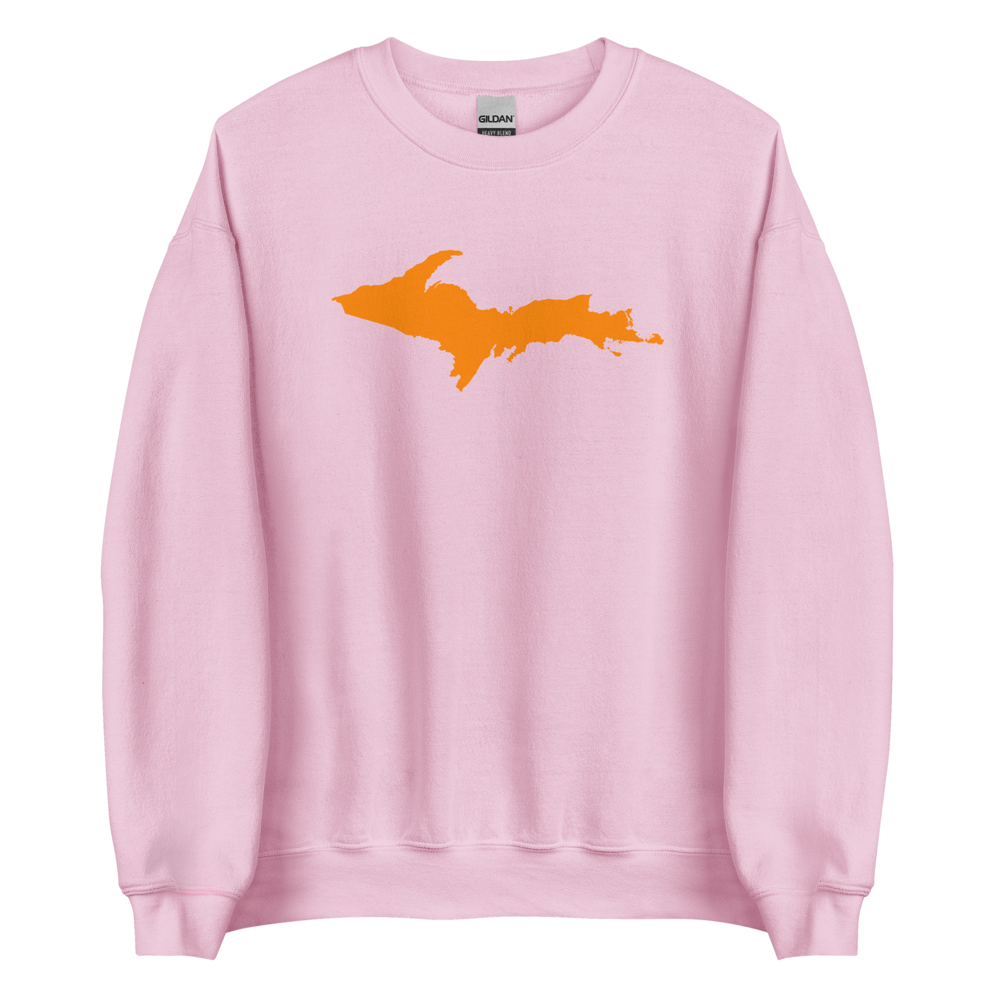 Michigan Upper Peninsula Sweatshirt (w/ Orange UP Outline) | Unisex Standard