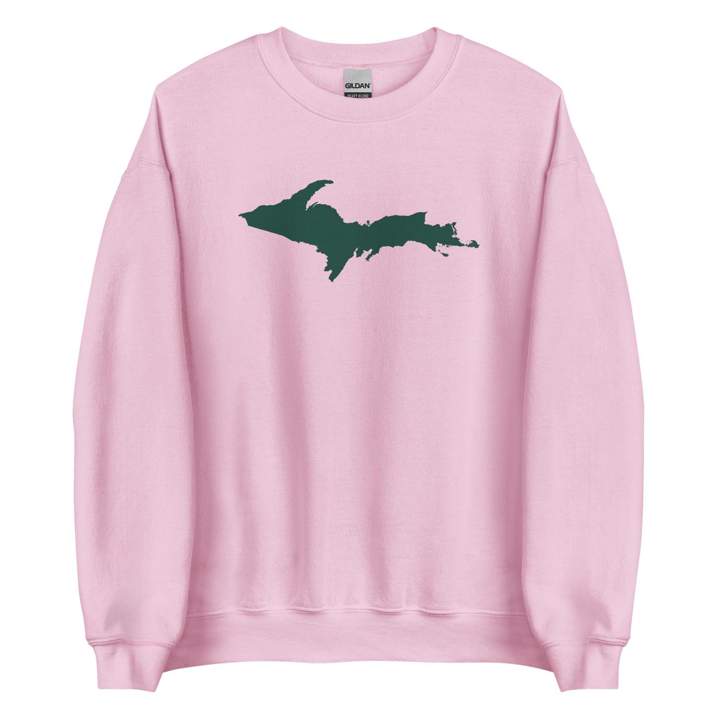 Michigan Upper Peninsula Sweatshirt (w/ Green UP Outline) | Unisex Standard