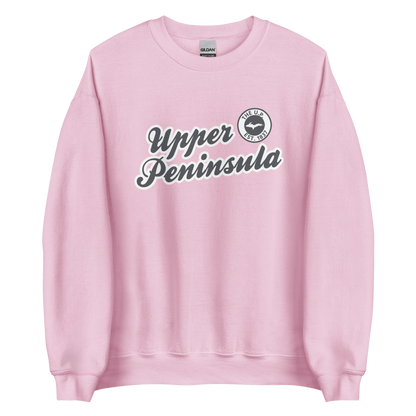 'Upper Peninsula EST. 1837' Sweatshirt (Iron Ore Grey Script Font) | Unisex Standard