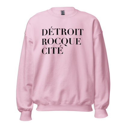 'Détroit Rocque Cité' Sweatshirt | Unisex Standard