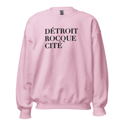 'Détroit Rocque Cité' Sweatshirt | Unisex Standard - Emb.