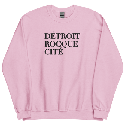 'Détroit Rocque Cité' Sweatshirt | Unisex Standard - Emb.