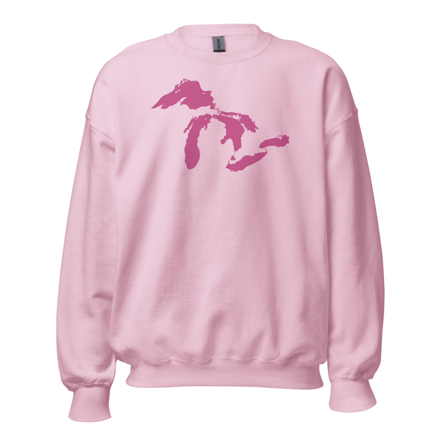 Great Lakes Sweatshirt | Unisex Standard - Apple Blossom Pink