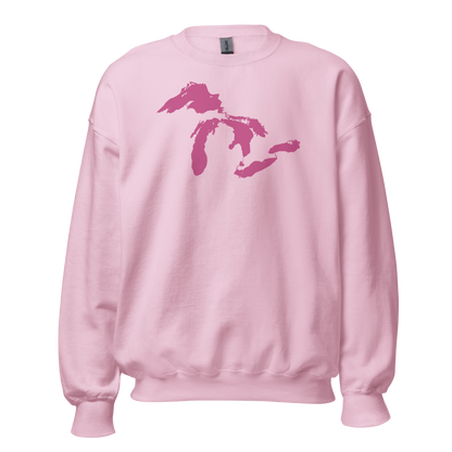 Great Lakes Sweatshirt | Unisex Standard - Apple Blossom Pink