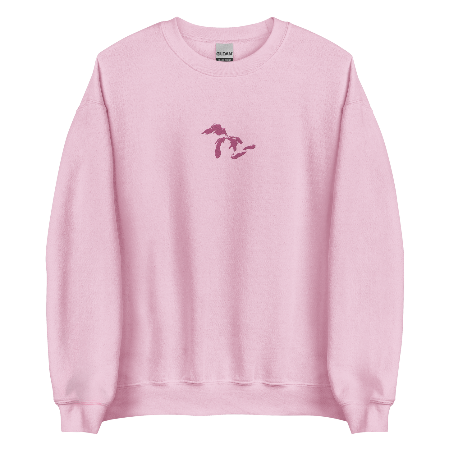 Great Lakes Sweatshirt | Unisex Standard - Apple Blossom Pink Emb.