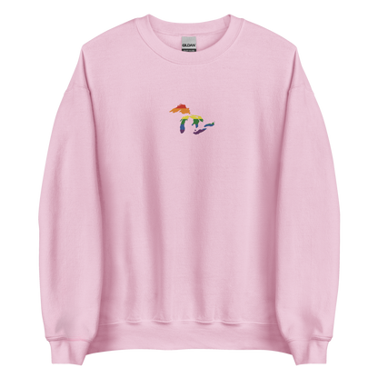 Great Lakes Sweatshirt | Unisex Standard - Rainbow Pride Emb.