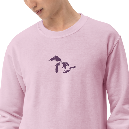 Great Lakes Sweatshirt | Unisex Standard - Plum Emb.