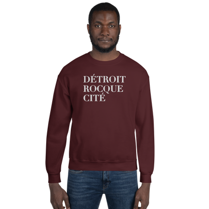 'Détroit Rocque Cité' Sweatshirt | Unisex Standard - Emb.