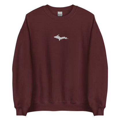 Michigan Upper Peninsula Sweatshirt (w/ Embroidered UP Outline) | Unisex Standard