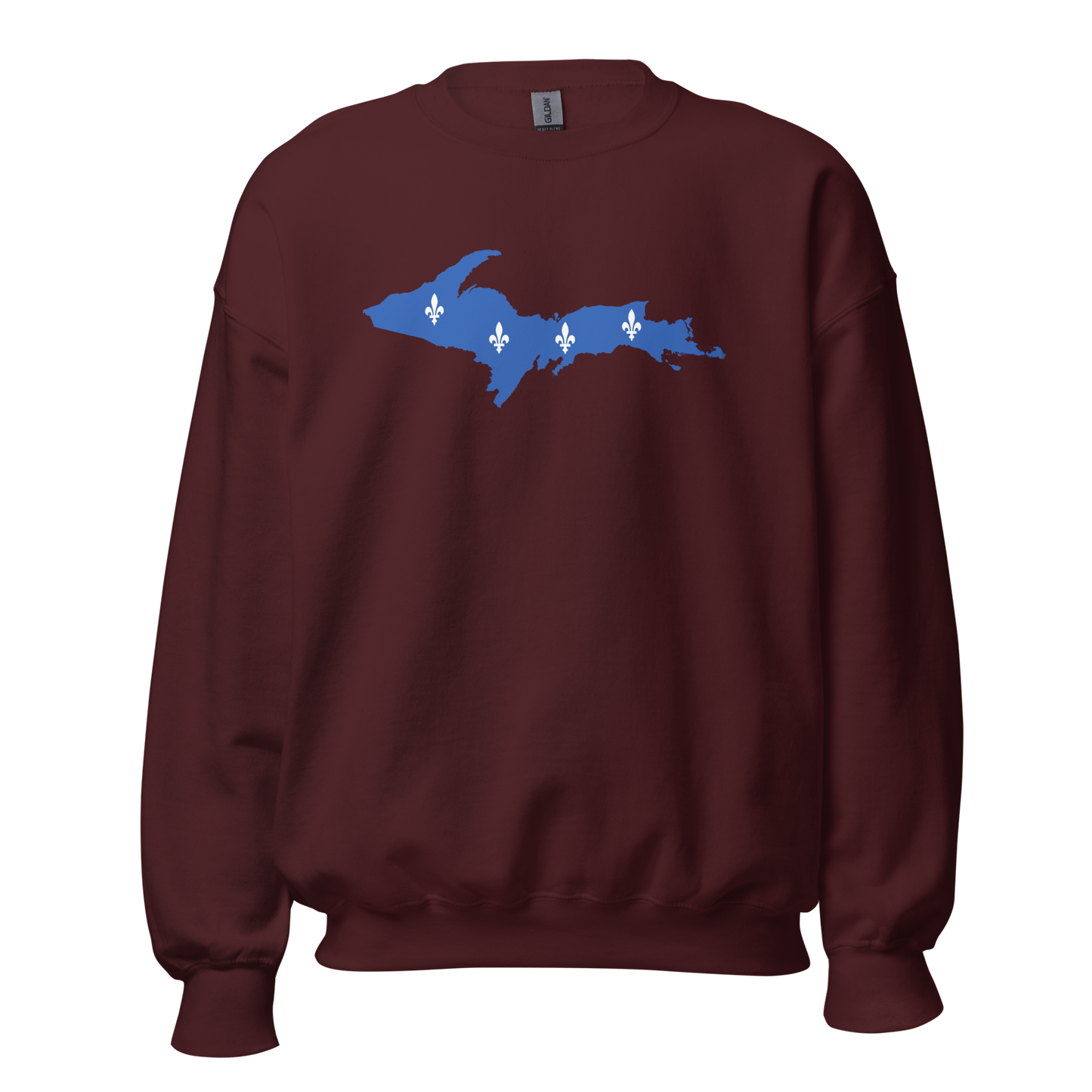 Michigan Upper Peninsula Sweatshirt (w/ UP Quebec Flag Outline) | Unisex Standard