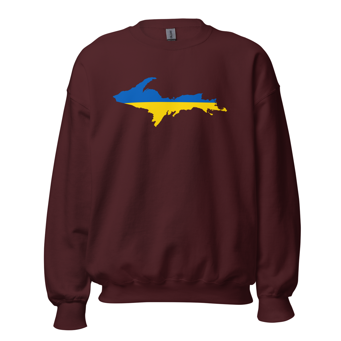 Michigan Upper Peninsula Sweatshirt (w/ UP Ukraine Outline) | Unisex Standard