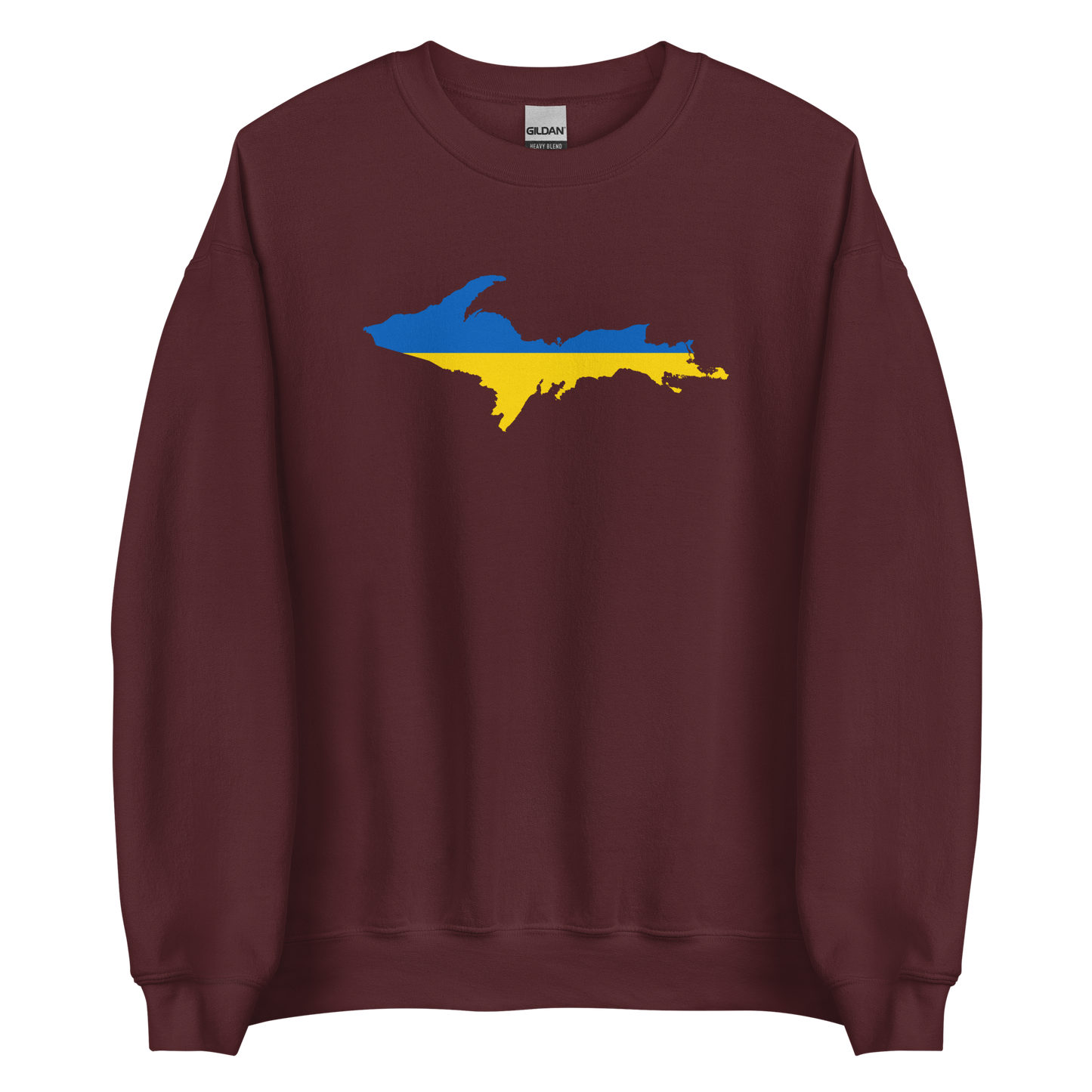 Michigan Upper Peninsula Sweatshirt (w/ UP Ukraine Outline) | Unisex Standard