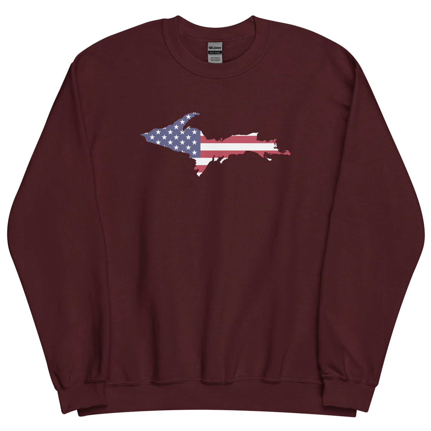 Michigan Upper Peninsula Sweatshirt (w/ UP USA Flag Outline) | Unisex Standard