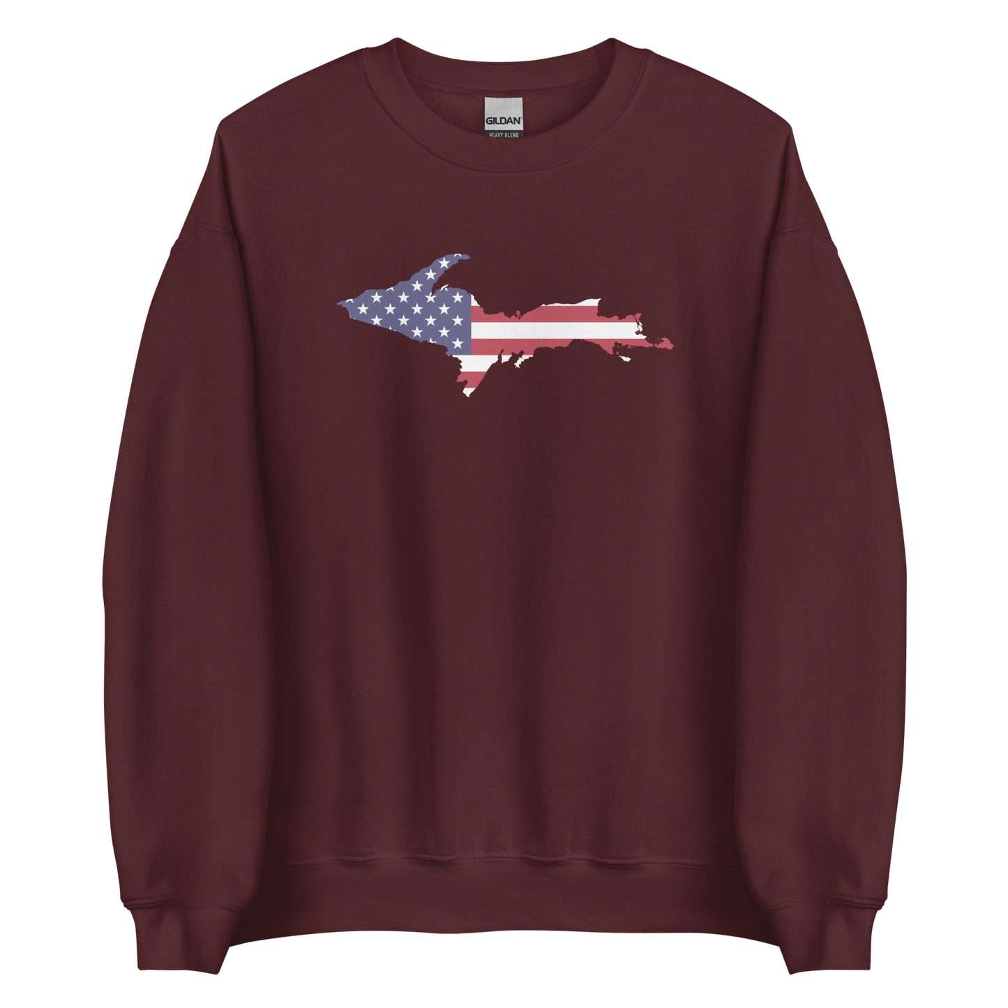 Michigan Upper Peninsula Sweatshirt (w/ UP USA Flag Outline) | Unisex Standard