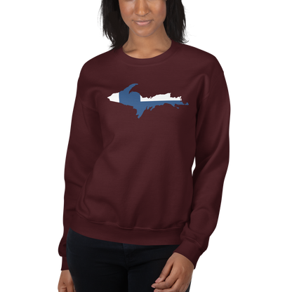 Michigan Upper Peninsula Sweatshirt (w/ UP Finland Outline) | Unisex Standard