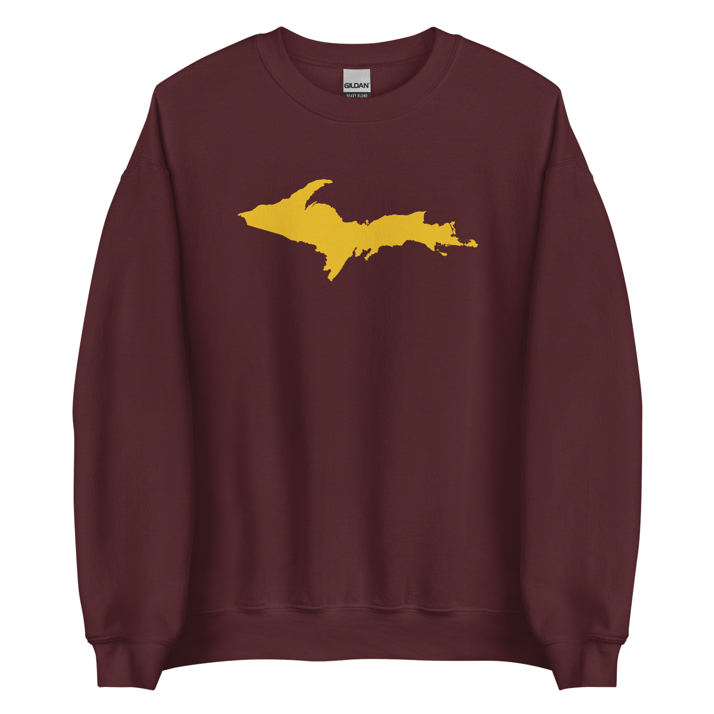 Michigan Upper Peninsula Sweatshirt (w/ Gold UP Outline) | Unisex Standard