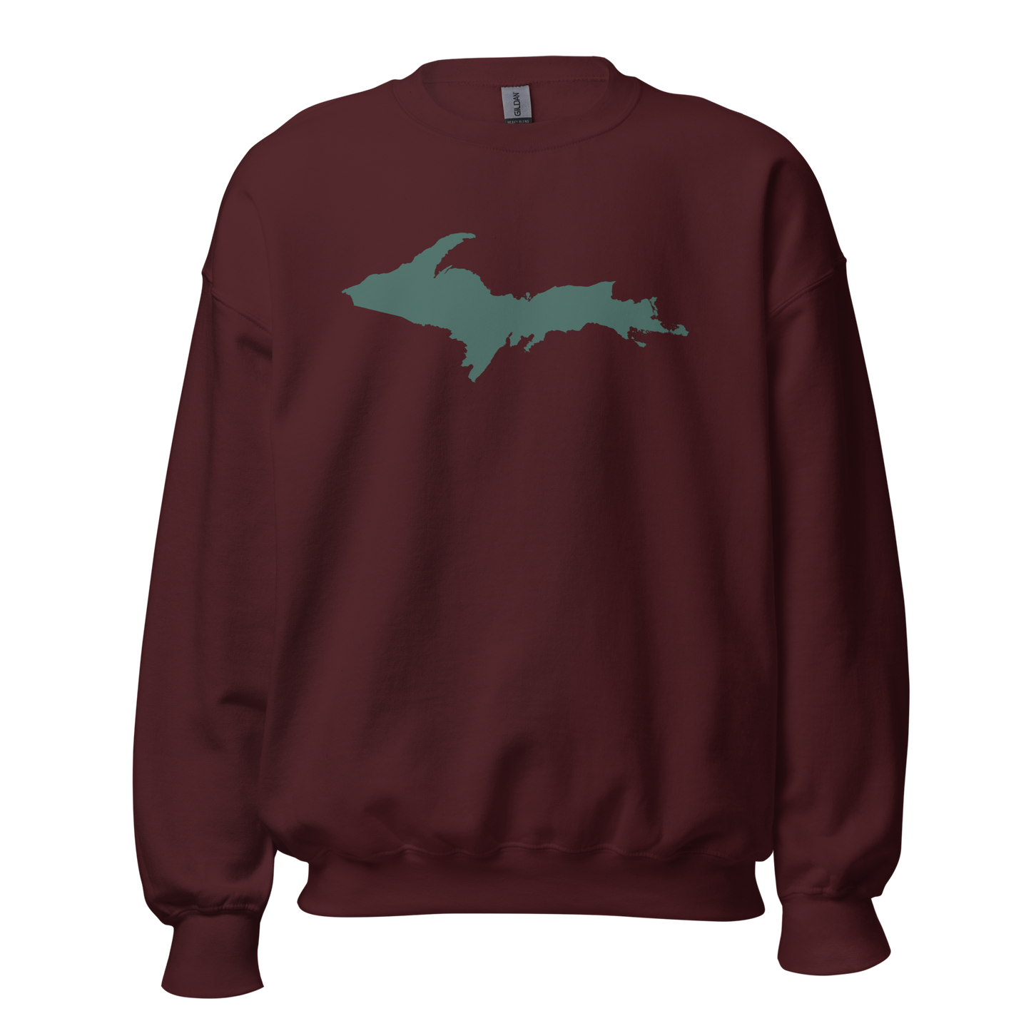 Michigan Upper Peninsula Sweatshirt (w/ Green UP Outline) | Unisex Standard