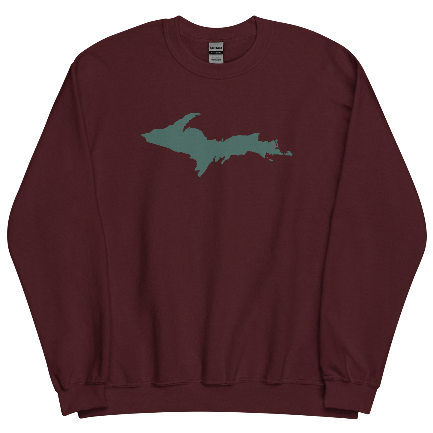 Michigan Upper Peninsula Sweatshirt (w/ Green UP Outline) | Unisex Standard