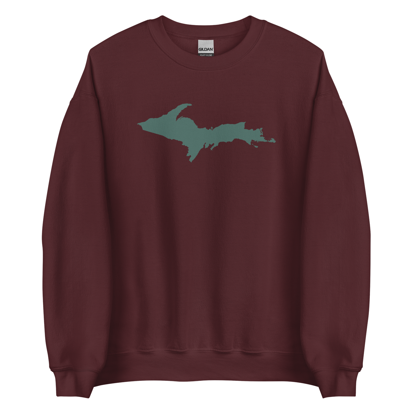 Michigan Upper Peninsula Sweatshirt (w/ Green UP Outline) | Unisex Standard