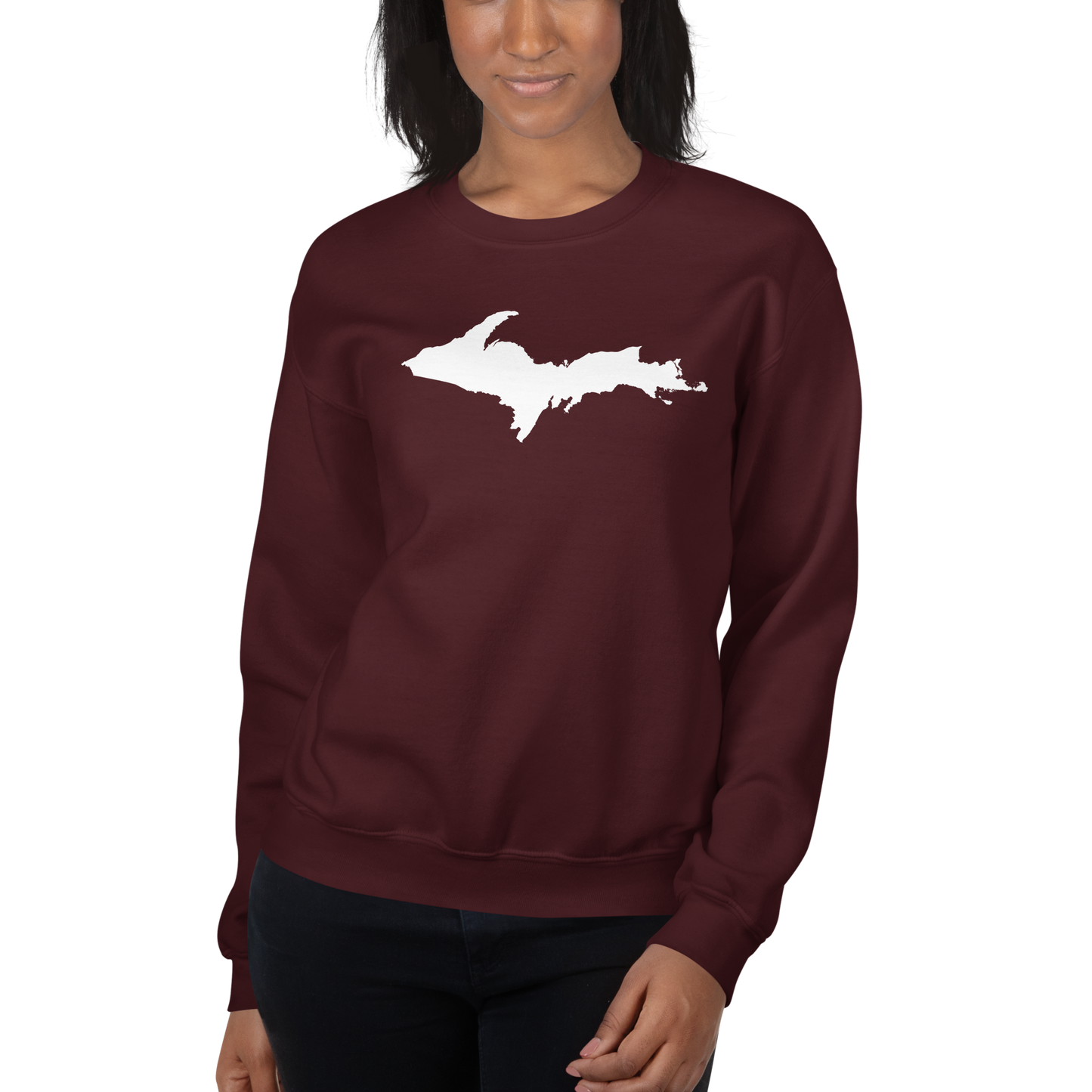 Michigan Upper Peninsula Sweatshirt (w/ UP Outline) | Unisex Standard