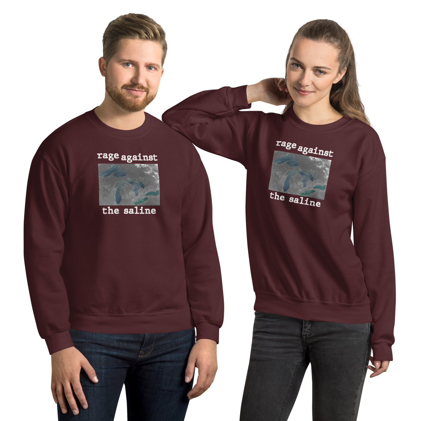 Great Lakes 'Rage Against the Saline' Sweatshirt | Unisex Standard