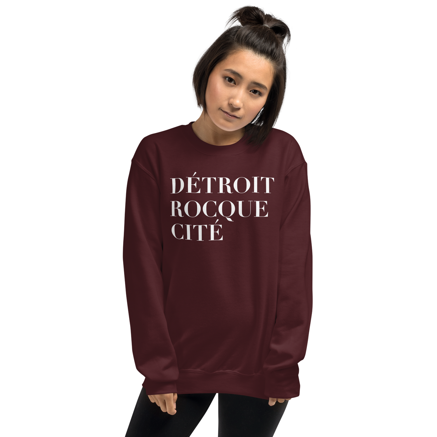 'Détroit Rocque Cité' Sweatshirt | Unisex Standard