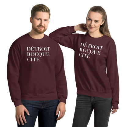 'Détroit Rocque Cité' Sweatshirt | Unisex Standard