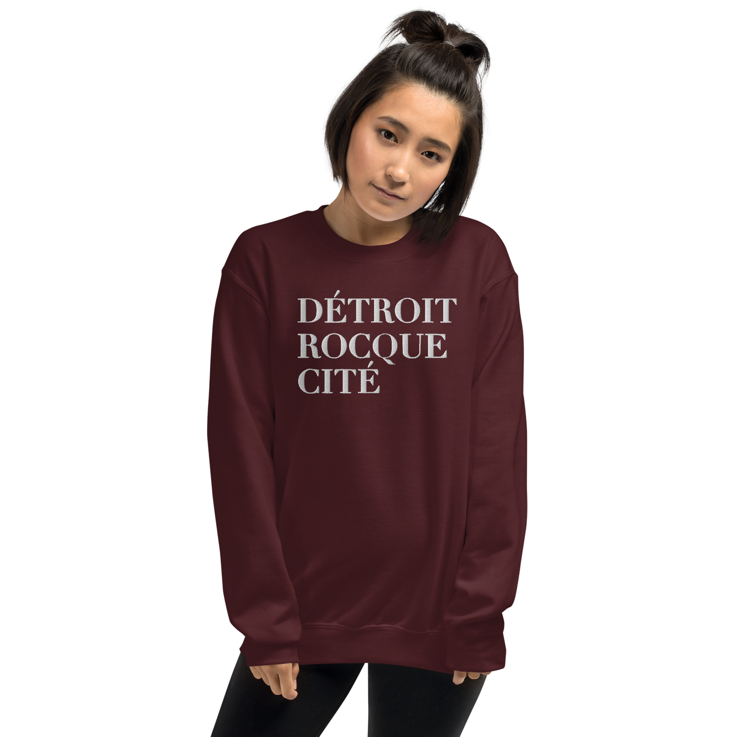 'Détroit Rocque Cité' Sweatshirt | Unisex Standard - Emb.