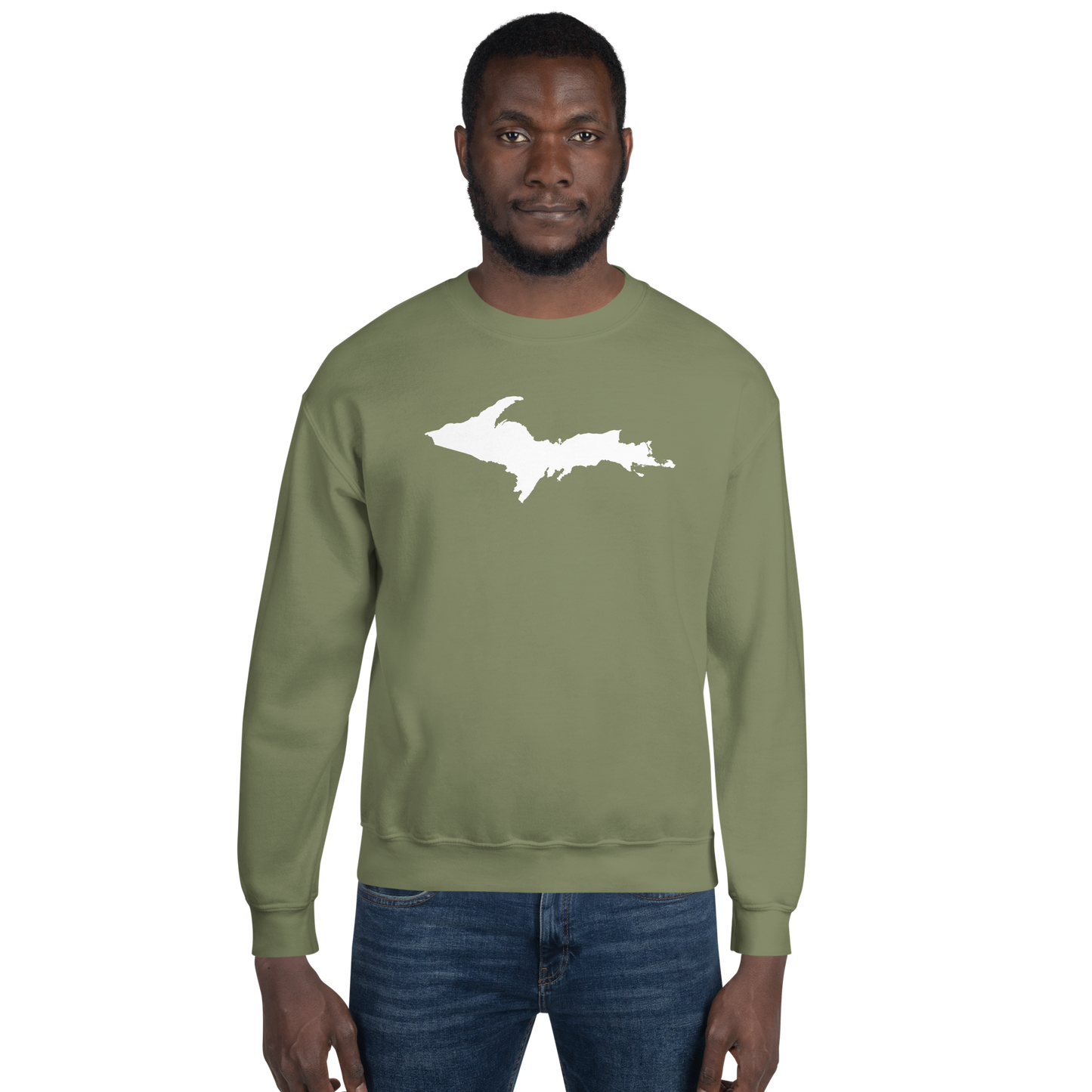 Michigan Upper Peninsula Sweatshirt (w/ UP Outline) | Unisex Standard