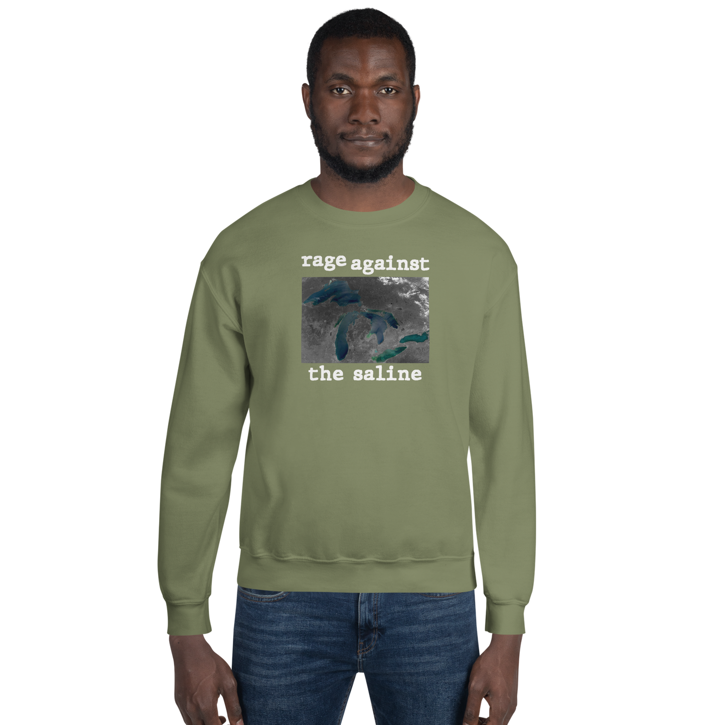 Great Lakes 'Rage Against the Saline' Sweatshirt | Unisex Standard