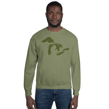 Great Lakes Sweatshirt | Unisex Standard - Army Green