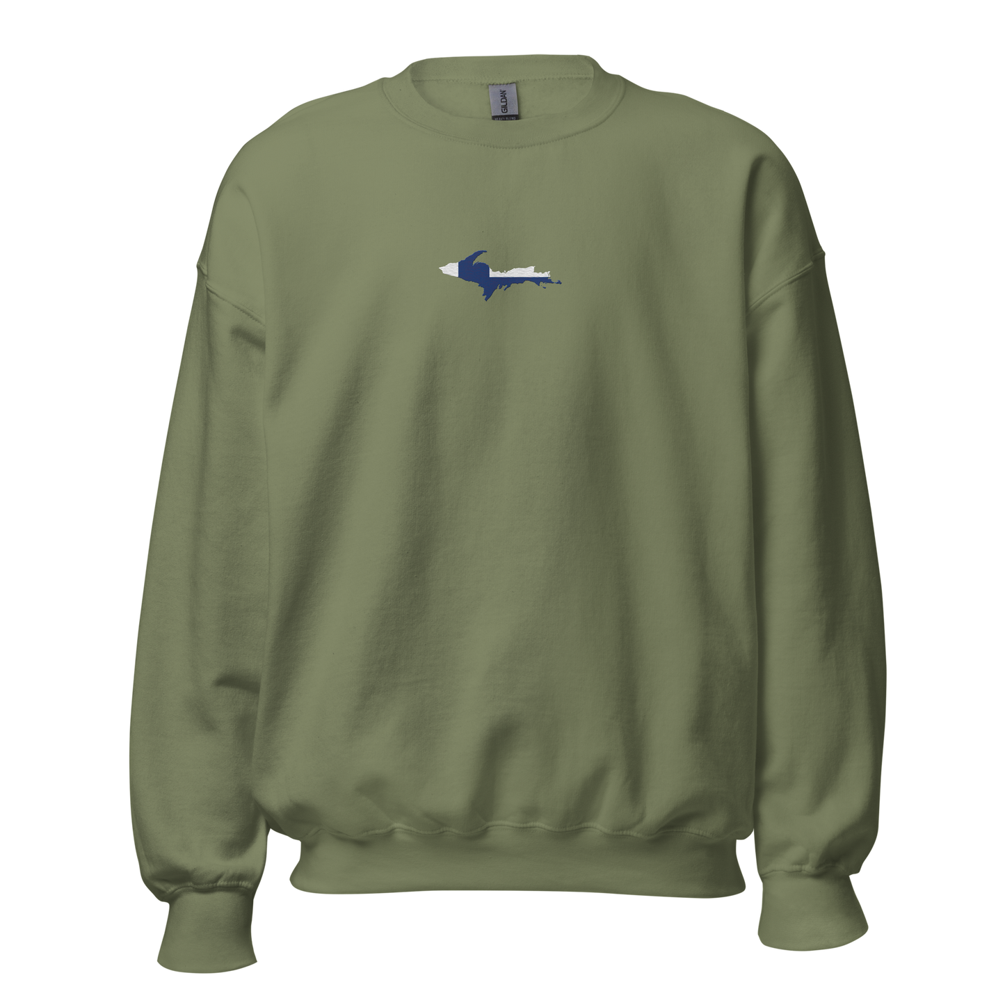 Michigan Upper Peninsula Sweatshirt (w/ Embroidered UP Finland Outline) | Unisex Standard