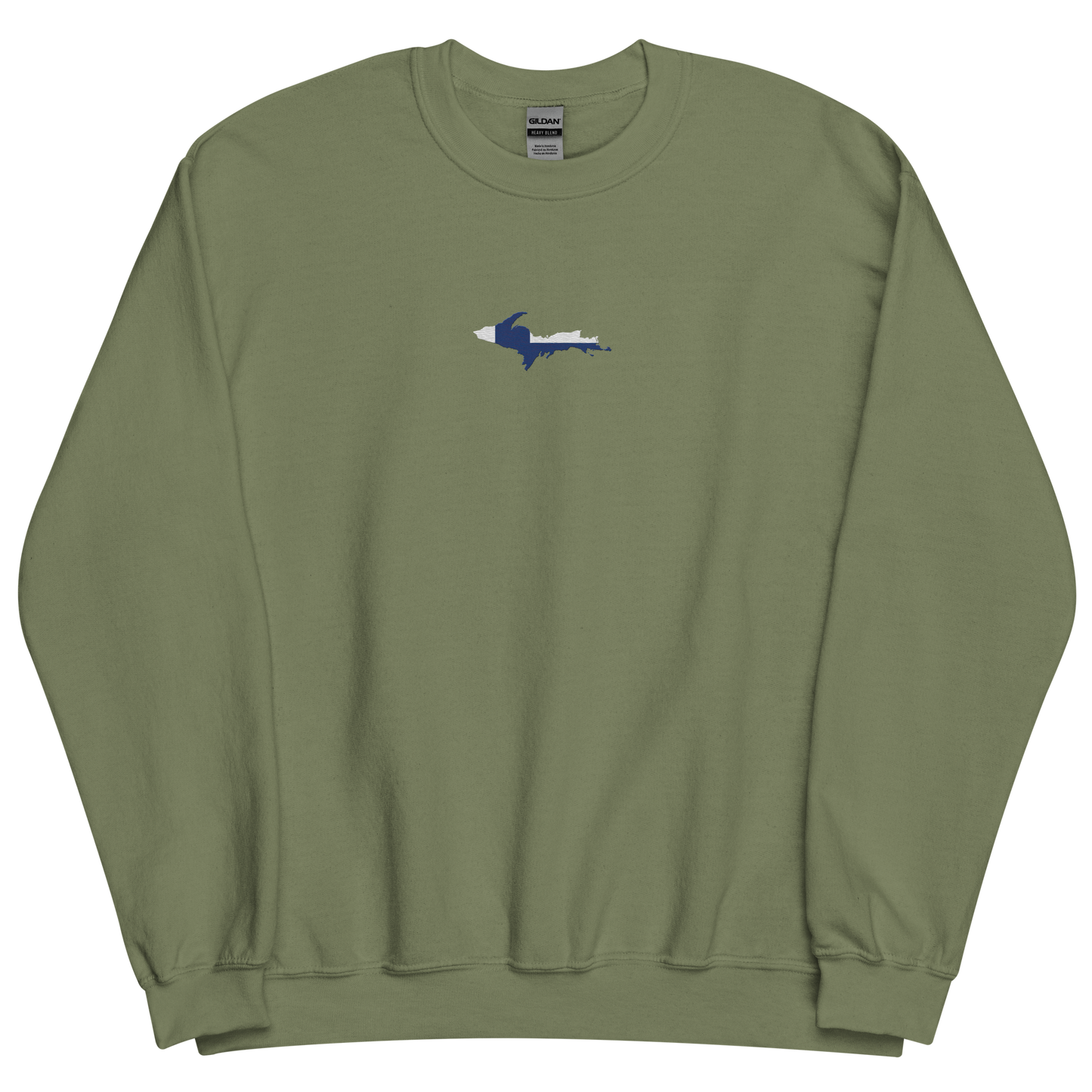 Michigan Upper Peninsula Sweatshirt (w/ Embroidered UP Finland Outline) | Unisex Standard