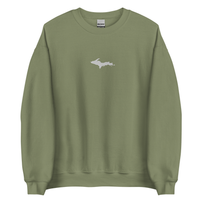 Michigan Upper Peninsula Sweatshirt (w/ Embroidered UP Outline) | Unisex Standard